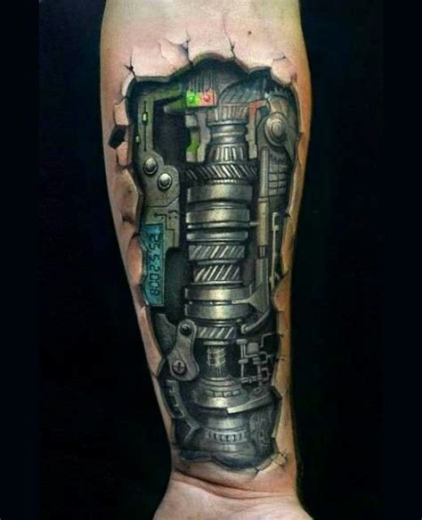 10 Best Mechanical Arm Tattoos For Men Images On Pinterest