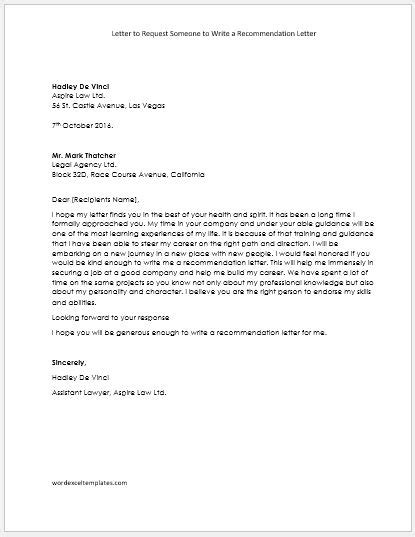 Testimonial letters are helpful for building your business because you can show them to potential clients or include them in your print advertising to don't just ask for a testimonial letter. instead, give a few specific areas that the client can write about in the letter. Recommendation Letters for Employees, Teachers ...