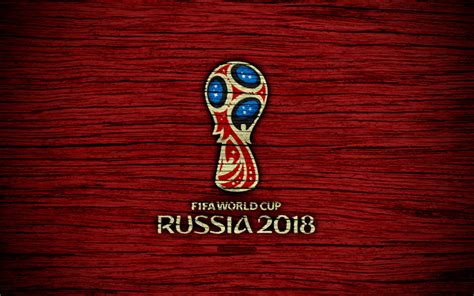 Download Wallpapers 4k Fifa World Cup 2018 Wooden Texture Russia