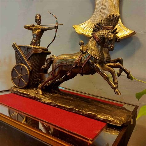 Ancient Egyptian Chariot Racing Statue Estudio International