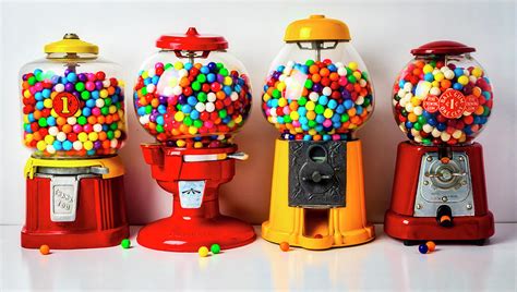 Four Bubblegum Machines Photograph By Garry Gay Pixels