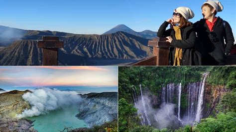 Days Mount Bromo Ijen Crater Tumpak Sewu Waterfall Tour