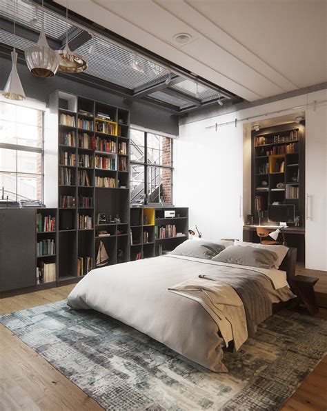 bedrooms bookshelves 22 inspirational examples for those who love to sleep near their books