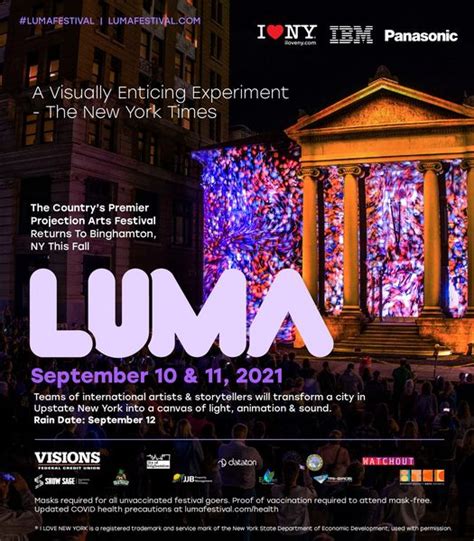 Luma Festival Is Coming Back September 10th And 11th Rbinghamton