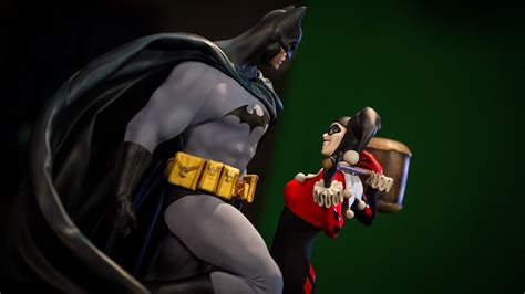 Show And Tell Batman And Harley Quinn Statues Youtube