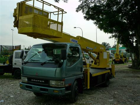 Located in usa and other countries. Skylift mitsubishi canter Aichi sk210 21meter mobile ...