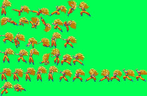 Goku Sprite Sheet Sprite Collection Images And Photos Finder
