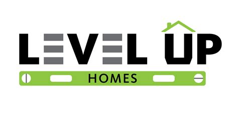 Level Up Homes Logo Design Kuhn Design Group