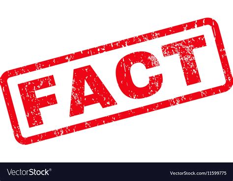 Fact Text Rubber Stamp Royalty Free Vector Image