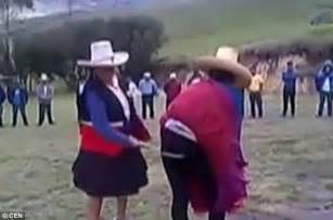 Peruvian Woman Caught Cheating On Her Husband With Her