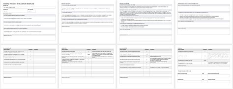 Free Project Evaluation Templates Smartsheet