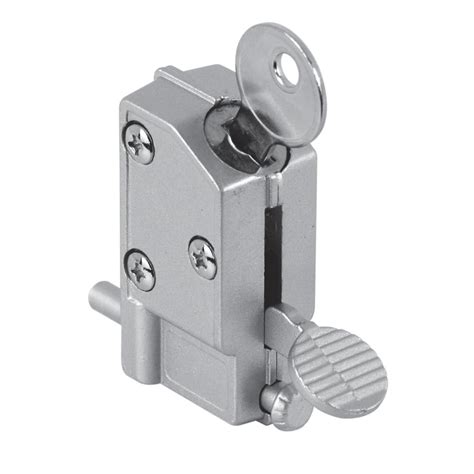 You can get a general retrofit kit from an outfit like swisco.com (it. Prime-Line Keyed Step-on Sliding Door Lock-U 9882 - The ...