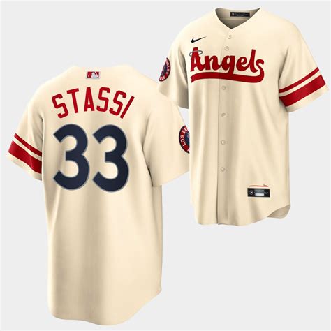 Los Angeles Angels Max Stassi Cream 2022 City Connect Jersey