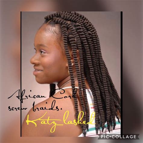 Pin On African Corkscrew Braids Book The Look