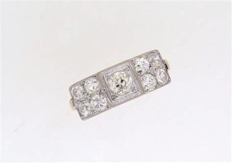 Victorian Diamond Cluster Ring Berridges Jewellers Ipswich Vintage Shop