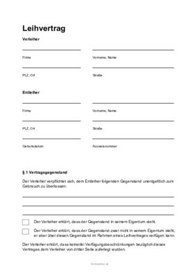 Bautagesbericht pdf schnell effizient nach vob & önorm vom tablett oder smartphone ► jetzt entdecken. Leihvertrag für eine kostenlose Ausleihe (Word) | Word ...