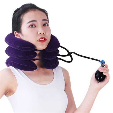 Inflatable Cervical Traction Device Home Medical Cervical Stretching Correction Device