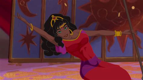 Esmeralda Esmeralda Esmeralda Dancing At Topsy Turvy Day Walt Disney Pictures Anime