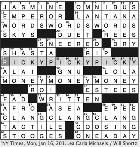 But newly introduced apriums — crosses between apricots and plums — offer taste and. Rex Parker Does the NYT Crossword Puzzle: Flower shrub ...