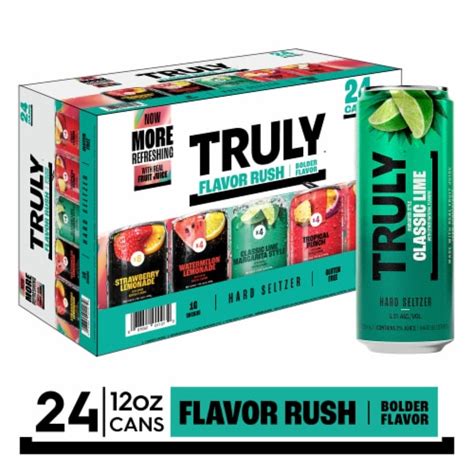 Truly Flavor Rush Hard Seltzer Variety Mix Pack 24 Cans 12 Fl Oz