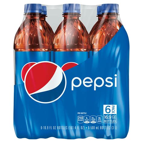 Buy Pepsi Cola Soda Pop 169 Oz 6 Pack Bottles Online At Lowest Price In India 19276014