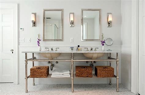 Lighted mirror harmony 48 x 35 in is an appealing bathroom mirror that blends function and sophistication. Elegant bathroom sconces - Decoist