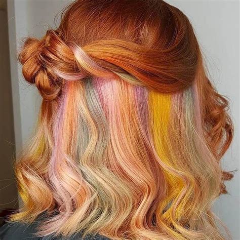 Stunning Rainbow Hair Color Styles Trending Now Rainbowhair Rainbowhairstyle