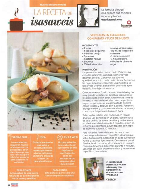 Mealprep en esta edición de paulina cocina: isasaweis publica una receta cada miércoles en la revista ...