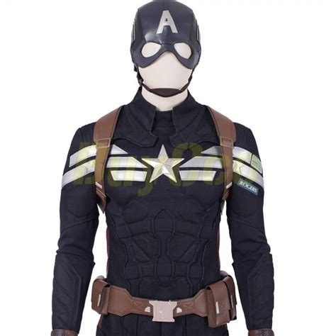 Captain America Cosplay Costumes Avengers 4 Endgame Steve Rogers Costume