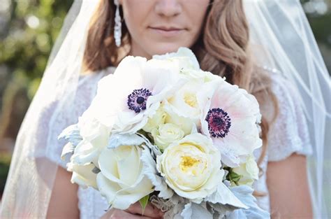 Tim And Sheena Vintage Aviation Inspired Theme Bridal Bouquet White