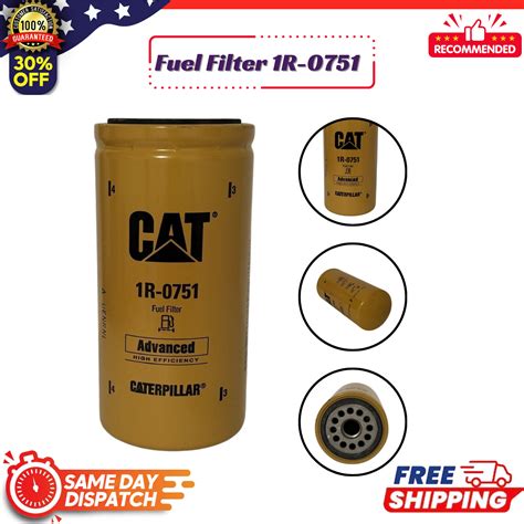 CATERPILLAR 1R0751 - Fuel filter cross reference