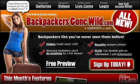 Introducing The Worlds First And Only Backpacker Porn Website