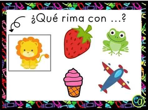 Recursos interactivos para preescolar : FICHAS PARA TRABAJAR LAS RIMAS2 - Orientación Andújar ...