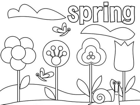 April Month Coloring Pages Coloring Pages