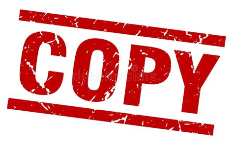 Do Not Copy Grunge Rubber Stamp Stock Vector Illustration Of Label