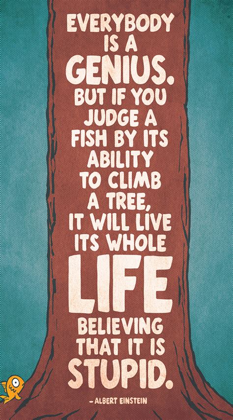 Einstein Quotes About Fish Quotesgram
