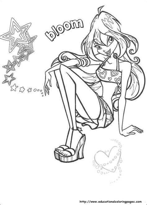 winx club coloring pages   kids