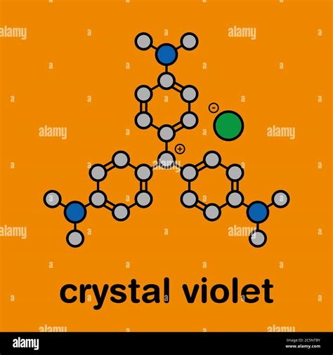 Crystal Violet Molecule Hi Res Stock Photography And Images Alamy