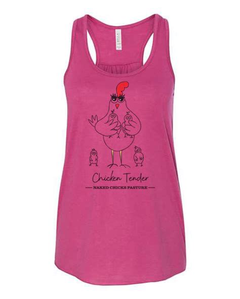 Chicken Tender Tank Top Naked Chicks Pasture