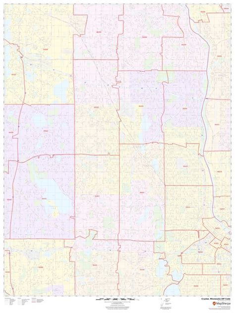 Zip Code Map Minnesota Free United States Map
