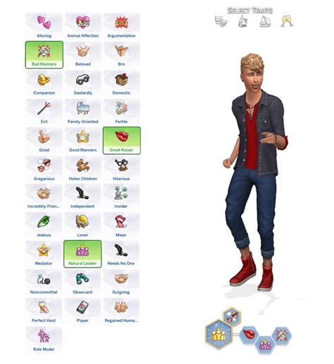 Patch 100 Traits Unlocked For Cas Aticas The Sims 4 Catalog Sims
