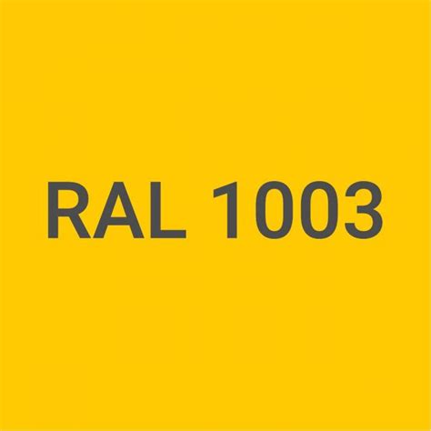 Rainbow Ral Coloured Silicone Ral 1003 Signal Yellow