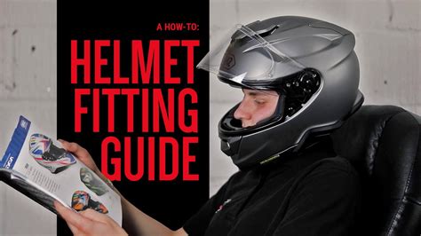 Motorcycle Helmet Fitting Guide Sizing And Fit Youtube