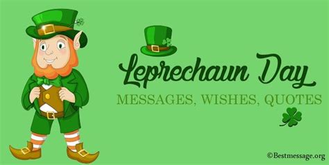 Leprechaun Day Wishes Messages And Quotes 13 May Leprechaun Quotes