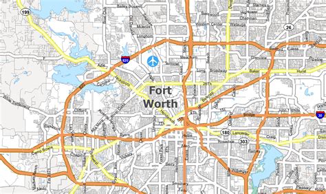 Fort Worth Texas Map Gis Geography