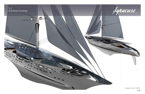 Syracuse Sail Boat Concept It Is Covered With Solar Panels To Generate