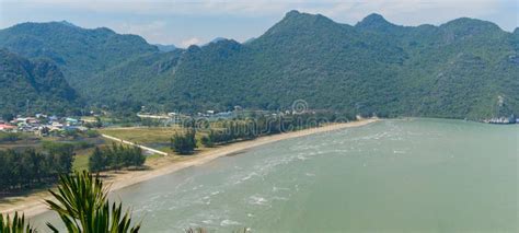 Tropical White Sand Beach In Khao Sam Roi Yot National Park Thailand