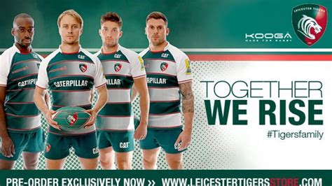 Tigers Reveal New Home Kit For 201516 Leicester Tigers