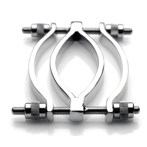 Stainless Steel Adjustable Pussy Clamp Vaginal Bondage Device