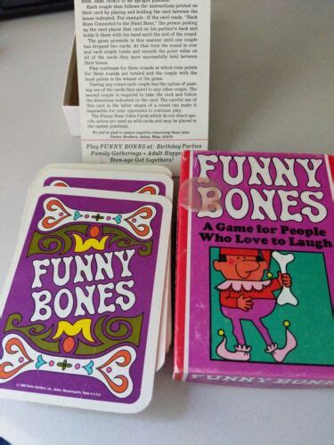 Vintage 1968 Funny Bones Game By Parker Brothers Complete Ebay